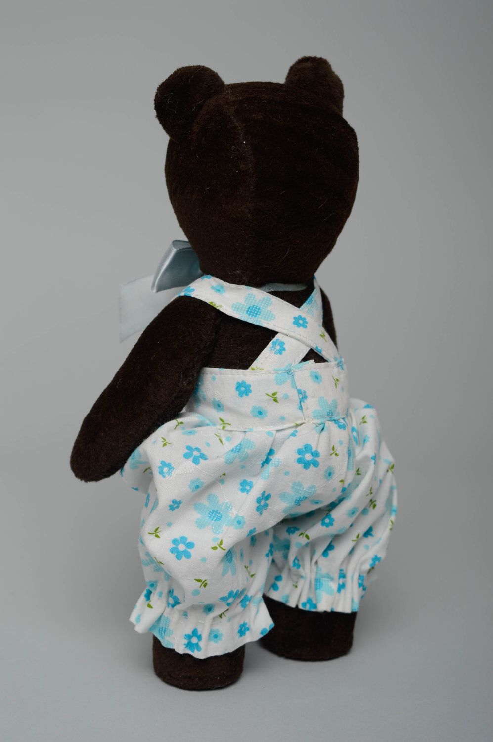 Textil Kuscheltier Bär im Anzug foto 5
