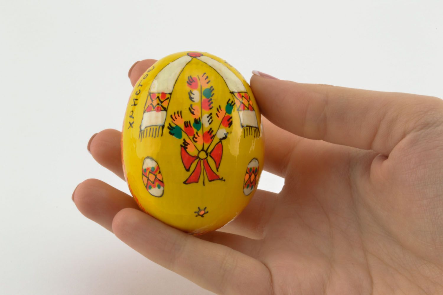 Easter egg with beautiful paintings photo 5