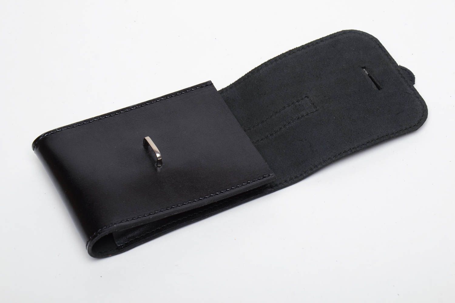 Small leather document bag photo 4