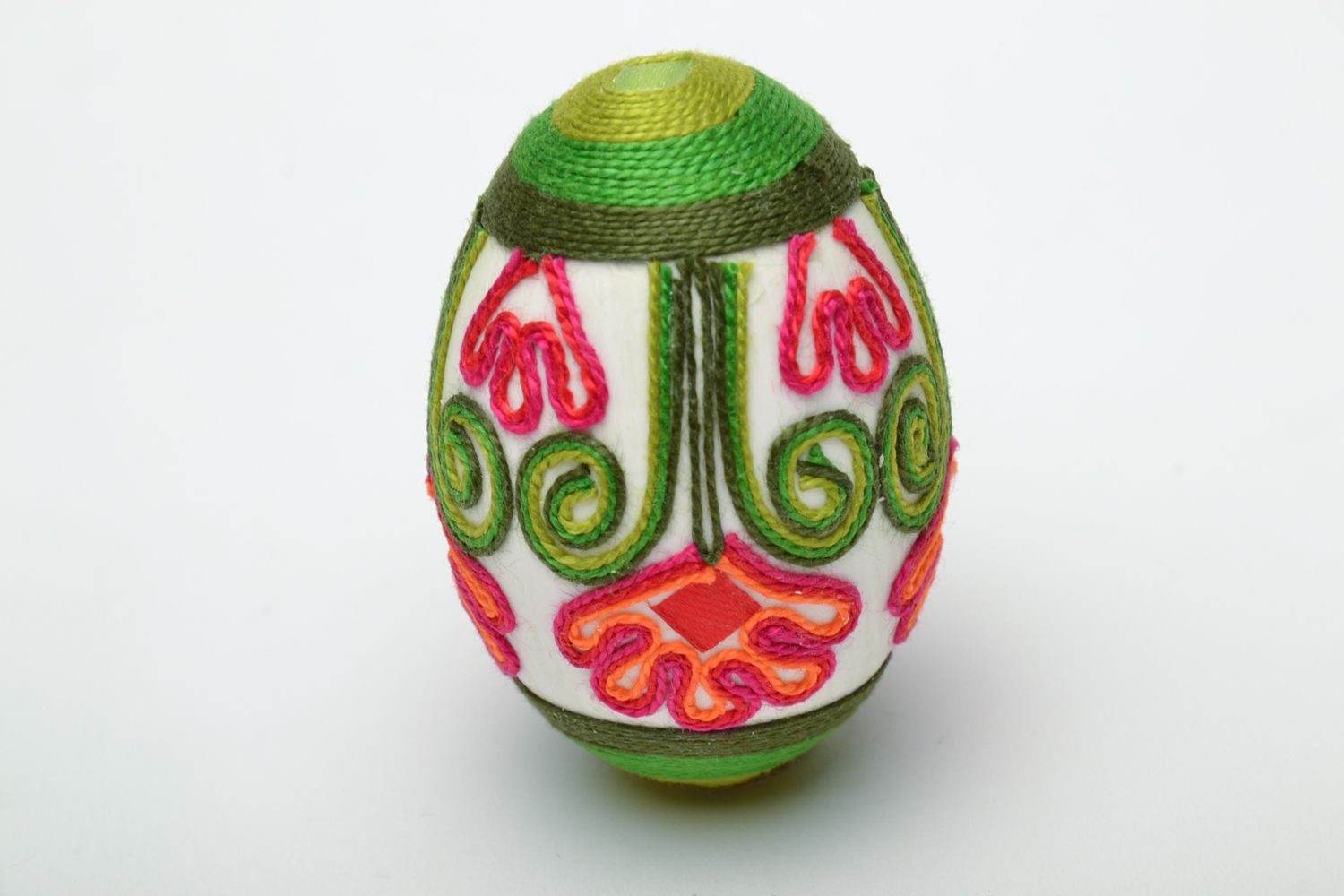 Красивое декоративное пасхальное яйцо фото 2