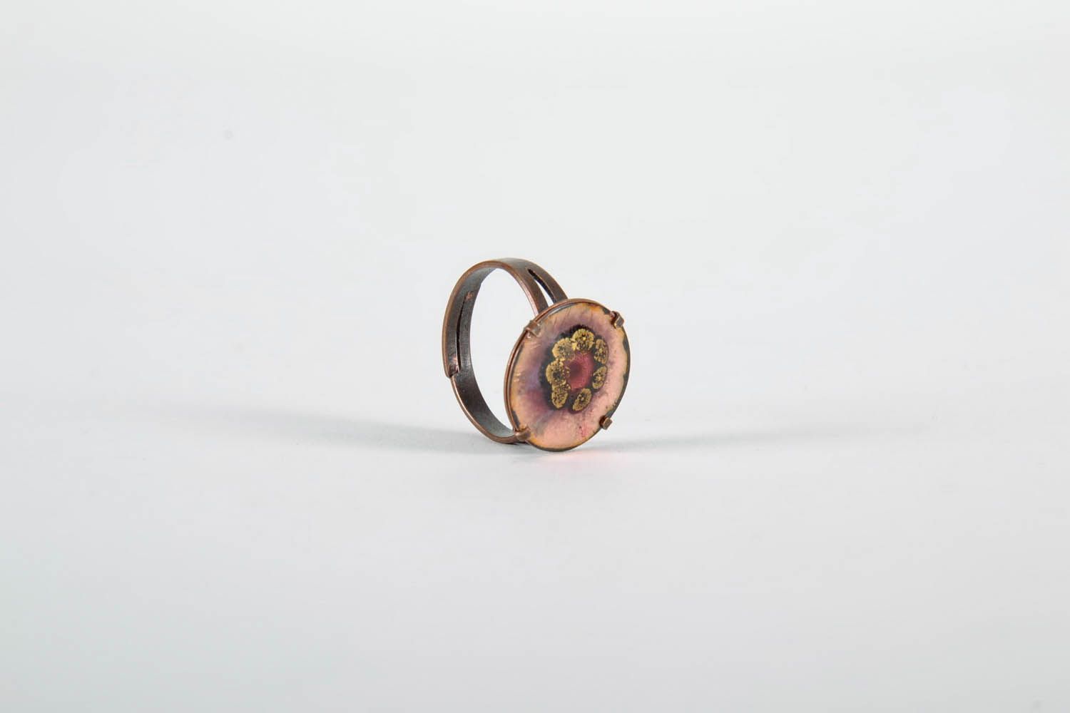 Schöner Ring aus Kupfer foto 5
