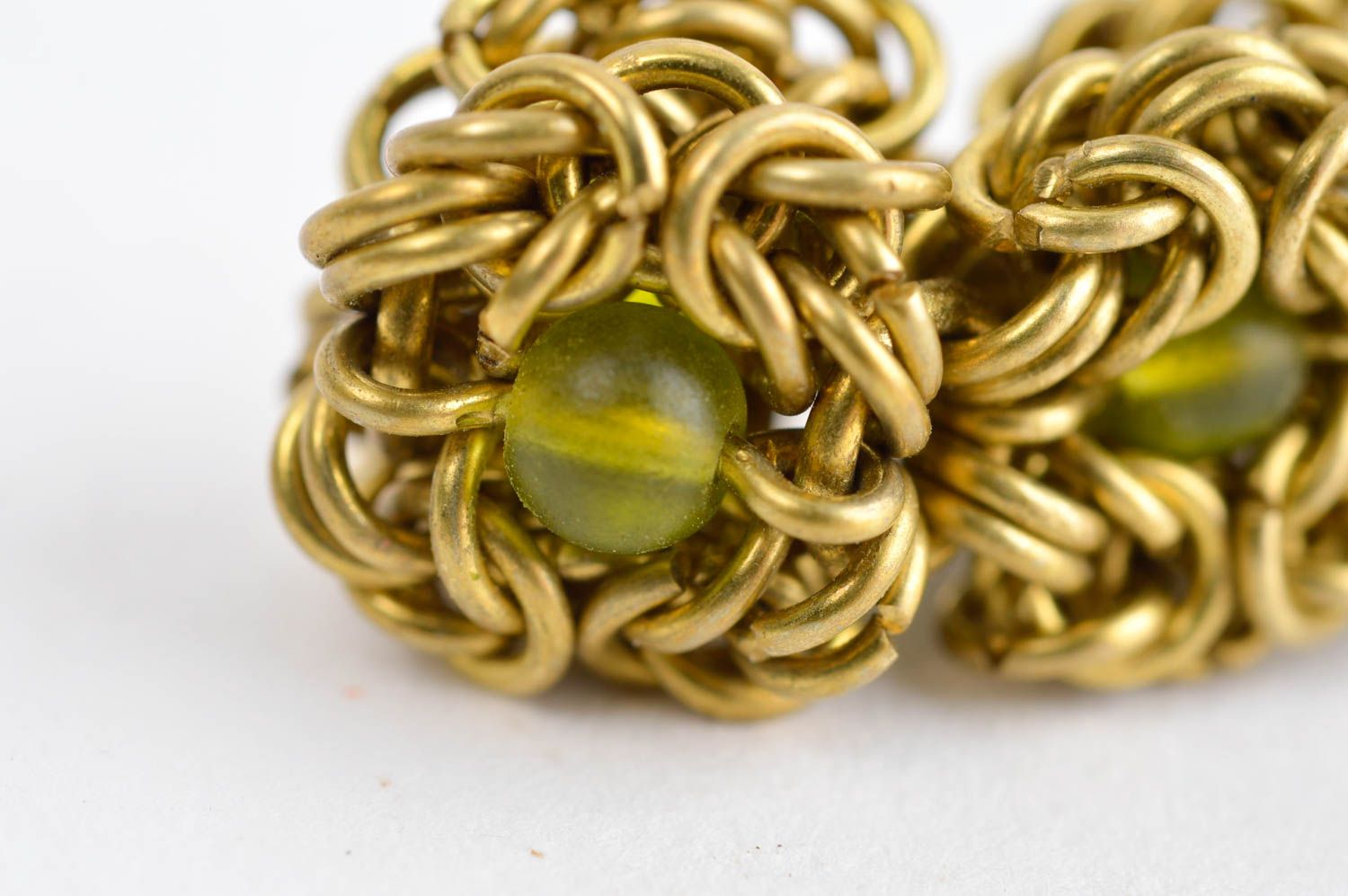 Handmade brass bracelet chain weaving accessories designer bijouterie for girls photo 5