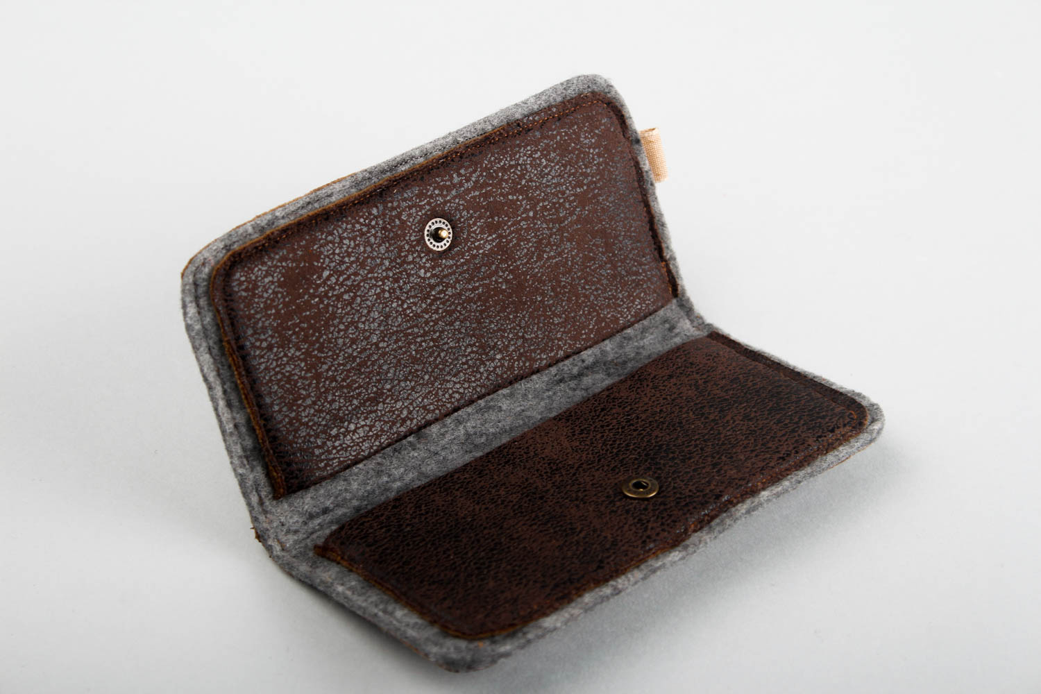 Women card holder handmade leather accessories designer purse for girls photo 4