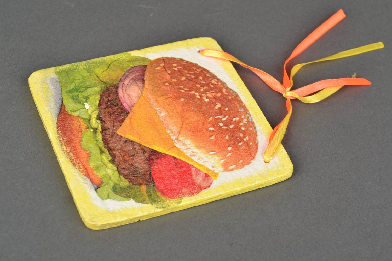 Homemade wall panel Burger photo 3