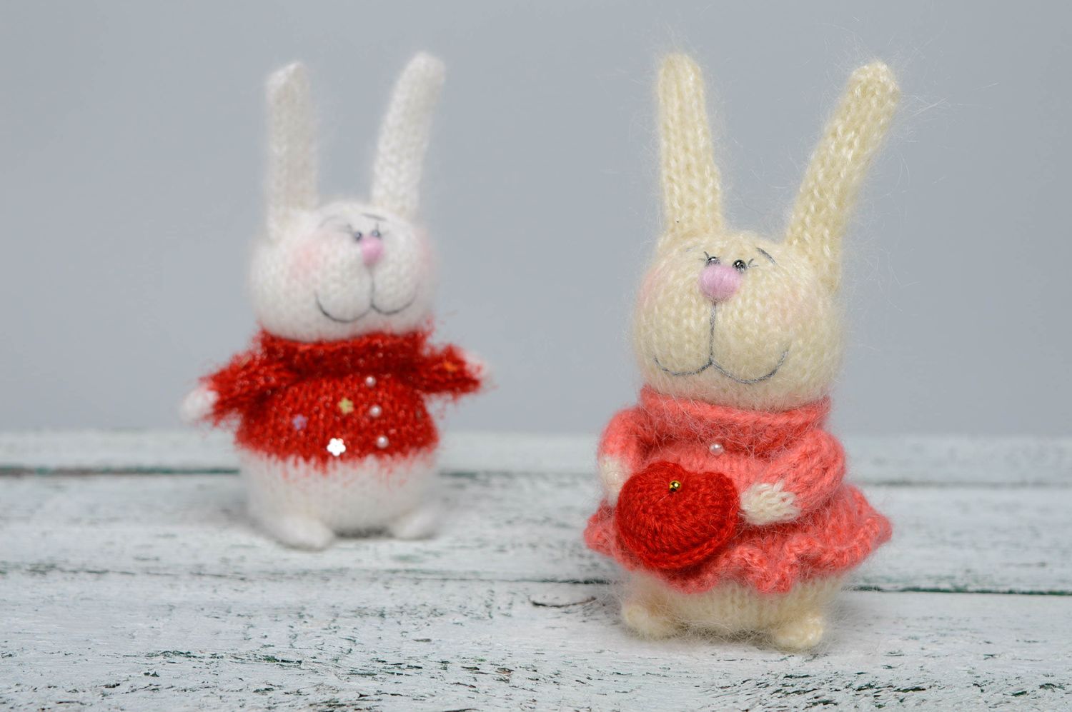 Soft crochet toys Lovely Hares photo 1