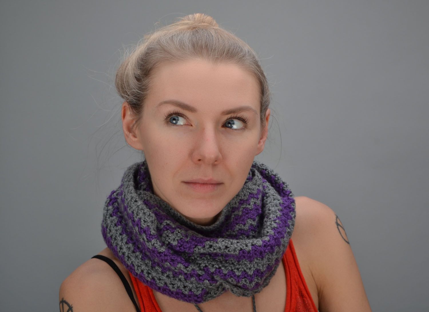 Crochet scarf photo 2