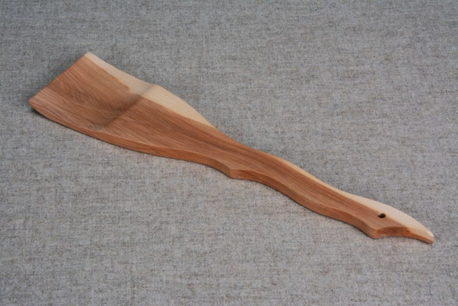 Paletta di legno per cucina fatta a mano cucchiaio di legno posate di legno
 foto 4