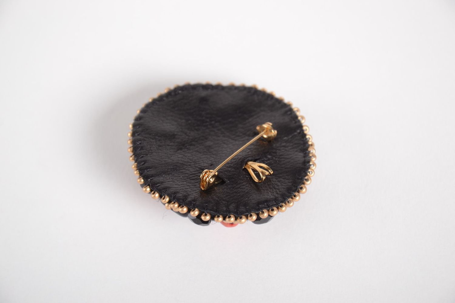 Beautiful handmade beaded brooch jewelry pendant necklace beautiful jewellery photo 3