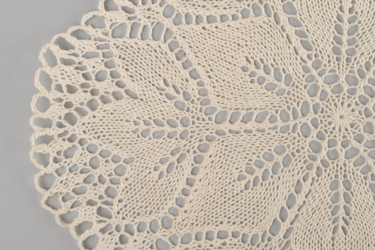 Handmade unique knitted napkin cotton designer  kitchen decoration present idea photo 4