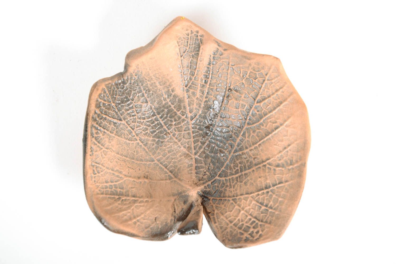 Decorative ceramic leaf photo 5