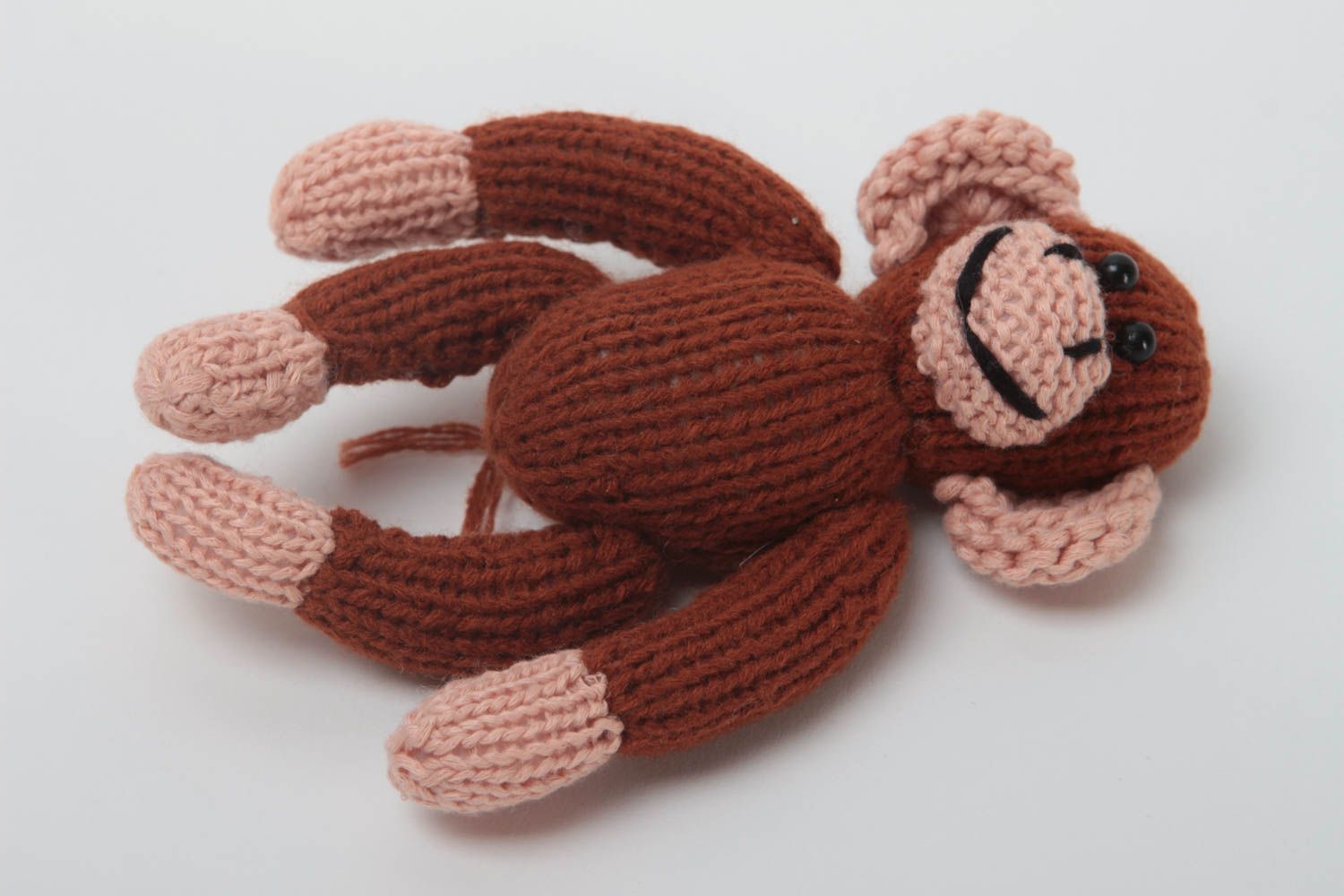 Affe Kuscheltier Plüschtier Affe Kinder Geschenke handgemachte Kuscheltiere  foto 2
