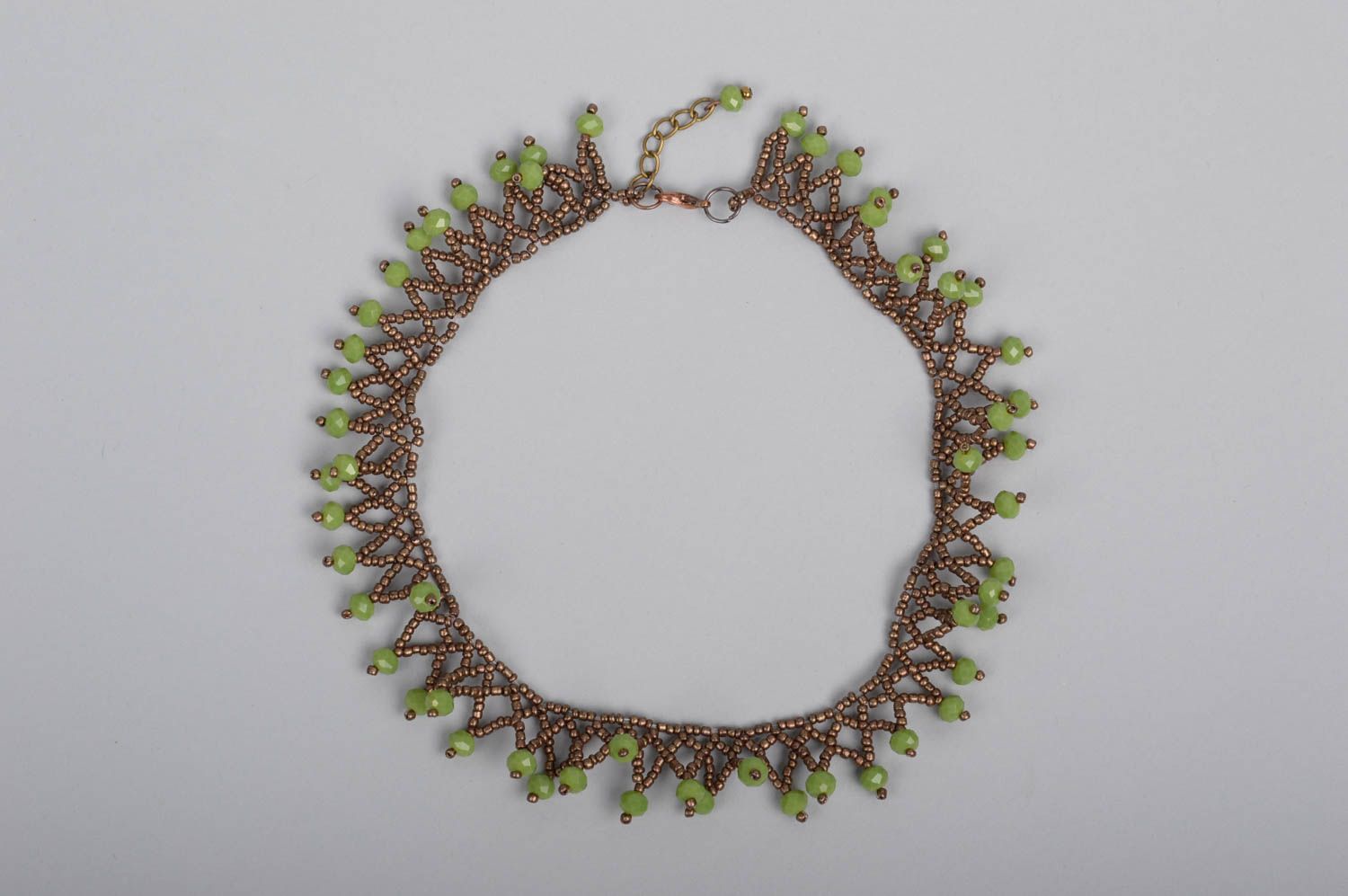 Handmade Rocailles Kette Designer Schmuck Halskette für Frauen schön stilvoll foto 5
