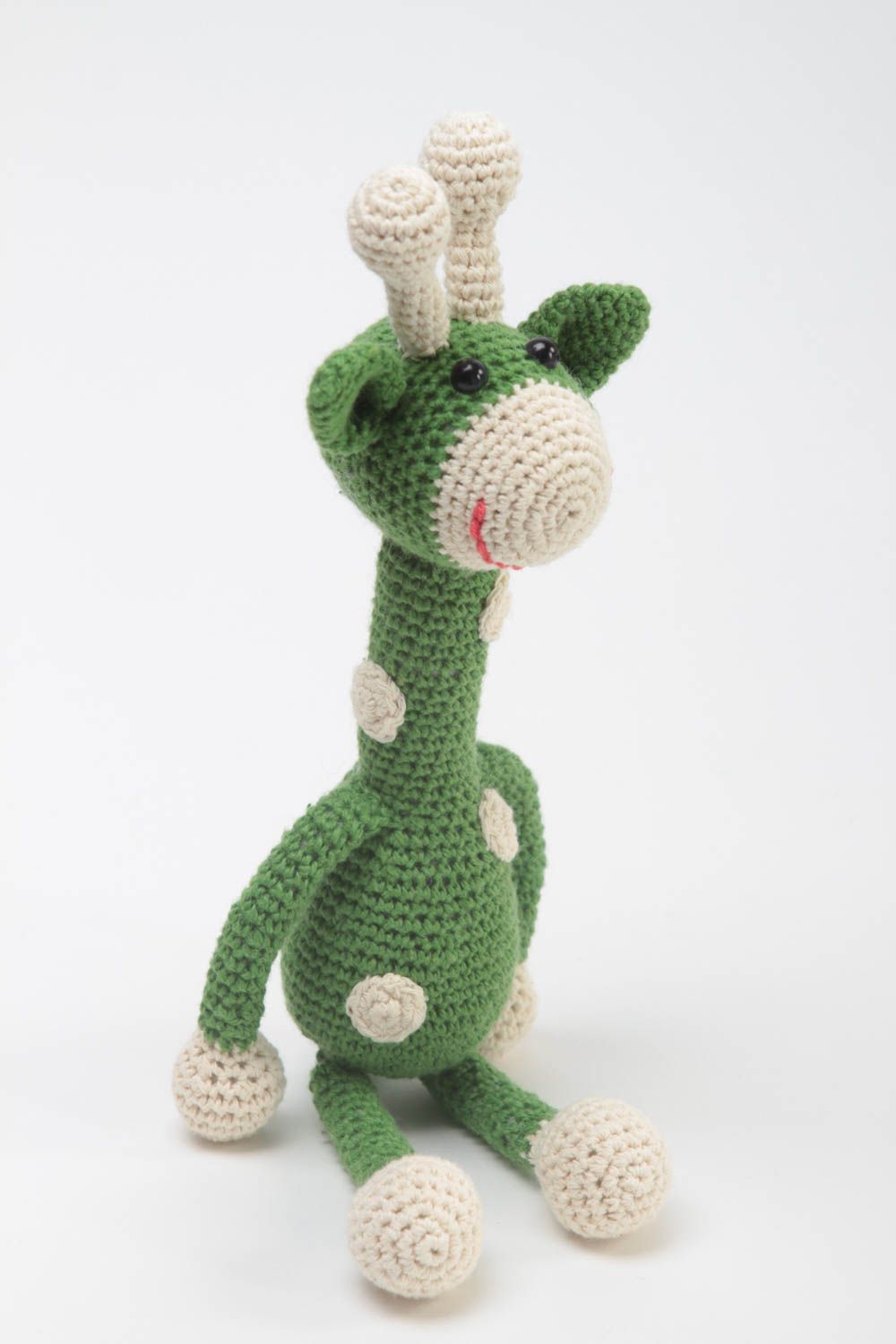 Muñeco de peluche hecho a mano peluche para niños juguete tejido al crochet foto 2