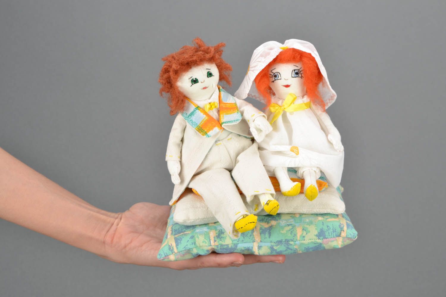 Мягкие игрушки Жених и невеста фото 2