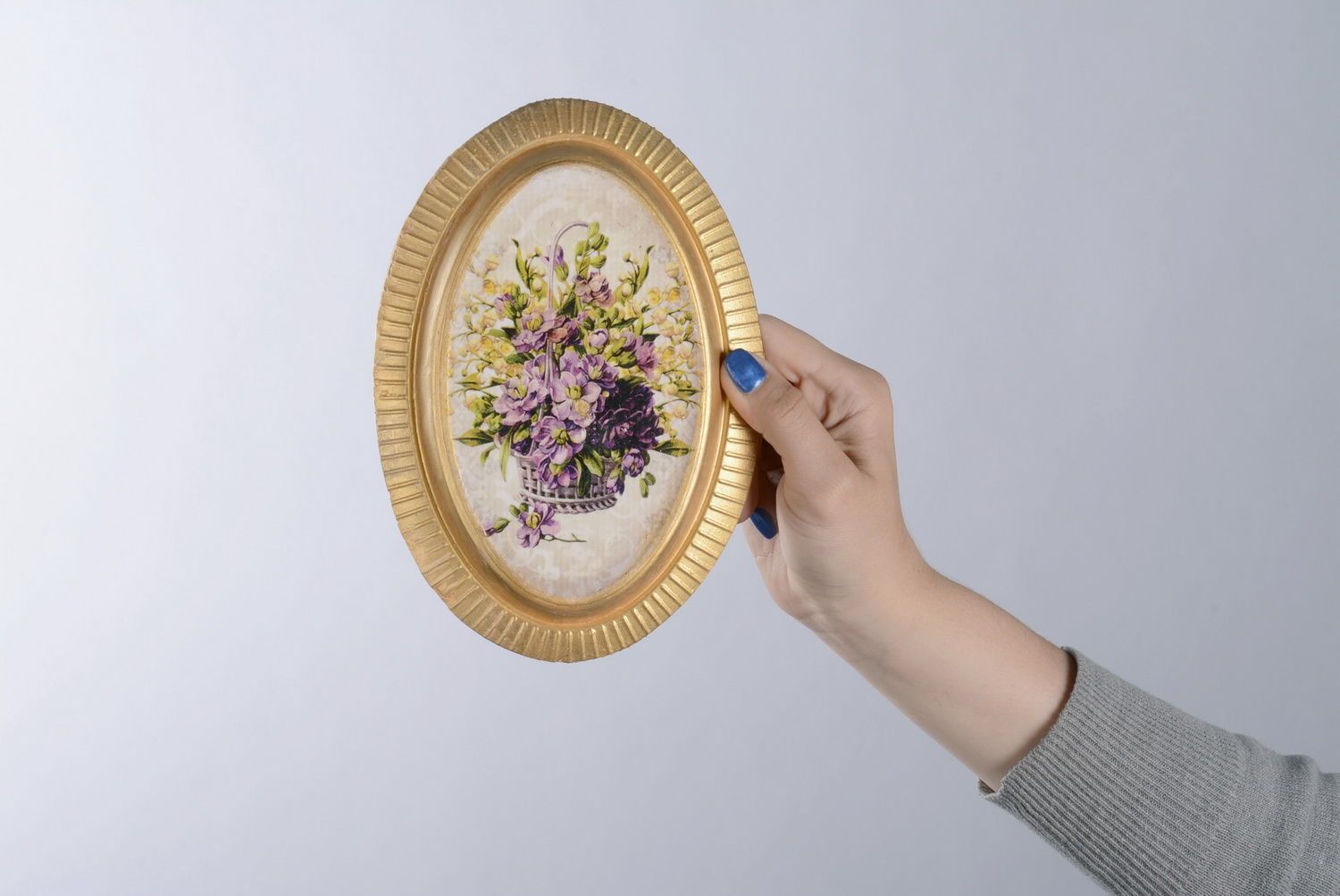 Tableau mural décoratif Bouquet de violettes photo 2