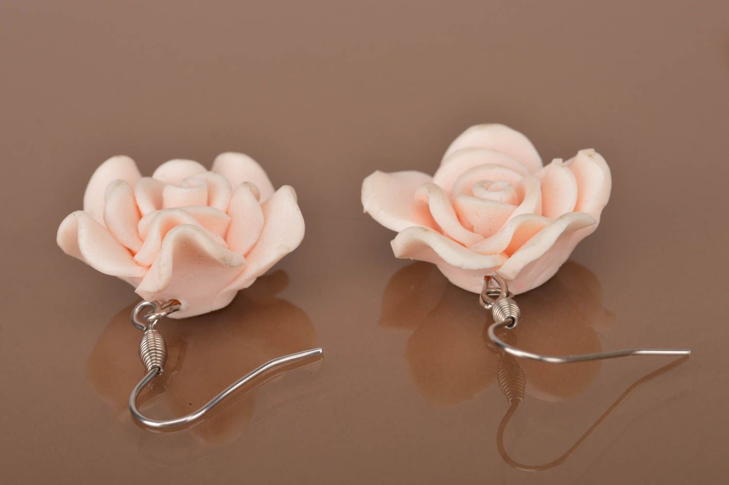 Beautiful handmade earrings stylish cute accessories designer flower jewelry photo 5