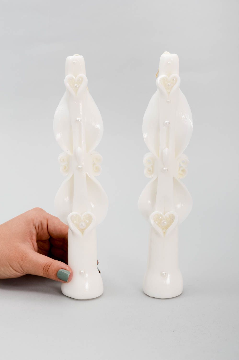 Velas de parafina artesanales elementos decorativos para boda regalo original foto 5