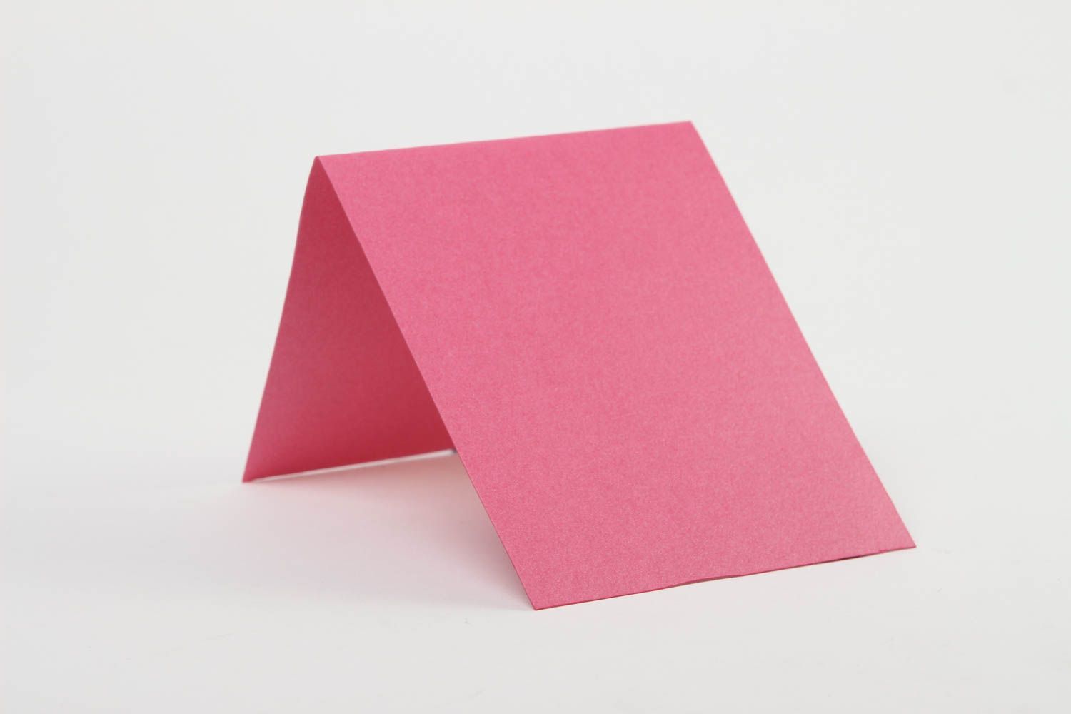 Tarjeta de felicitación rosada con pájaros postal hecha a mano regalo original foto 4