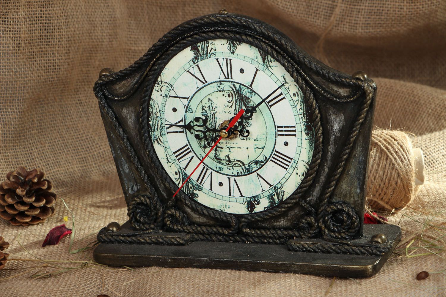 Relógio de mesa vintage Galant foto 5