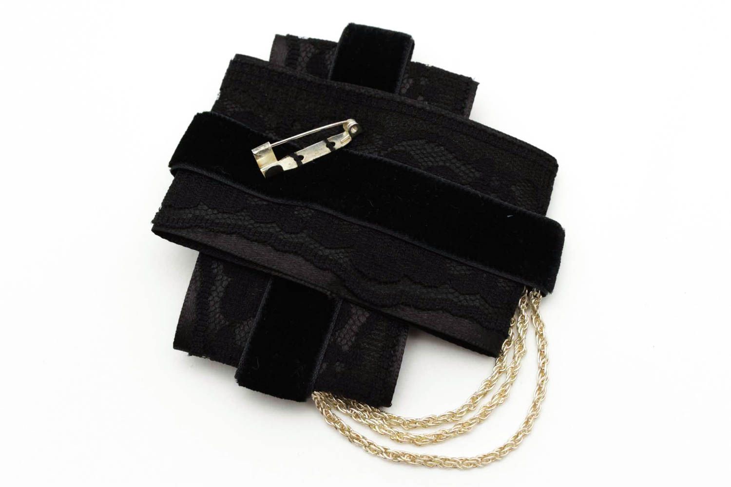 Designer brooch handmade fabric brooch fashion accessories present for girls photo 5