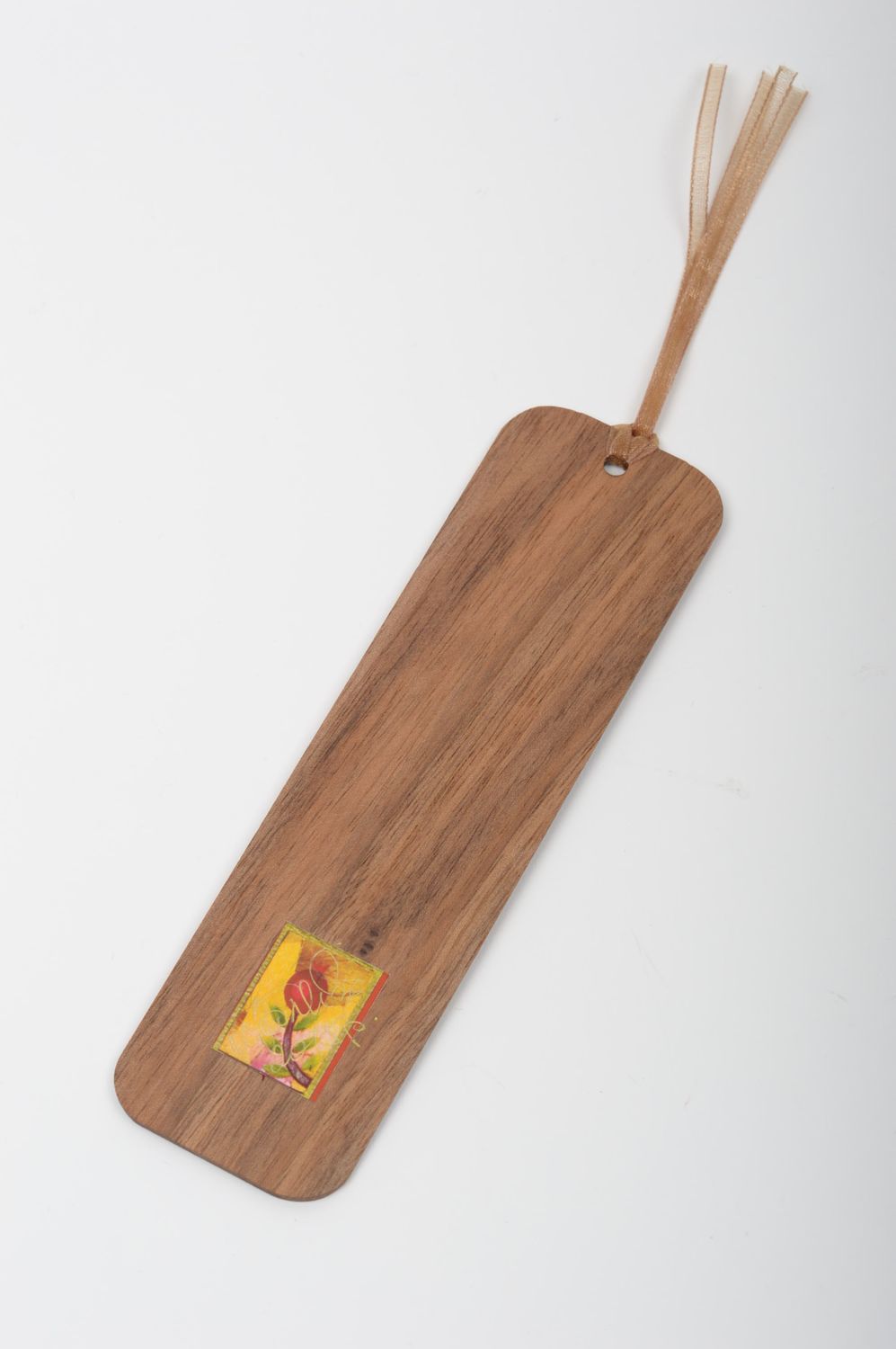 Marcapáginas original artesanal marcador de paginas de madera ideas de regalos foto 5