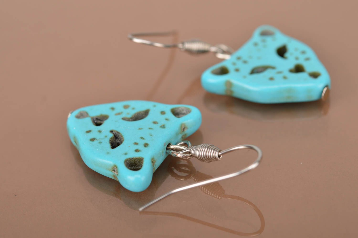 Damen Schmuck handmade Leoparden Ohrringe Accessoire für Frauen Geschenk Ideen  foto 4