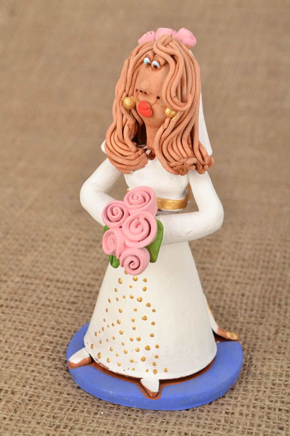 Designer ceramic statuette Bride photo 1
