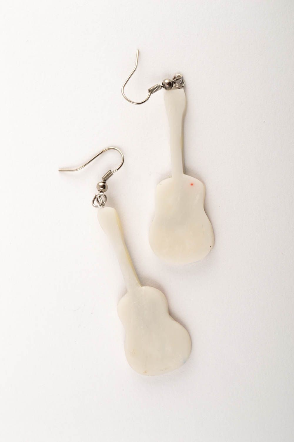 Unusual handmade plastic earrings artisan jewelry designs fashion accessories photo 2
