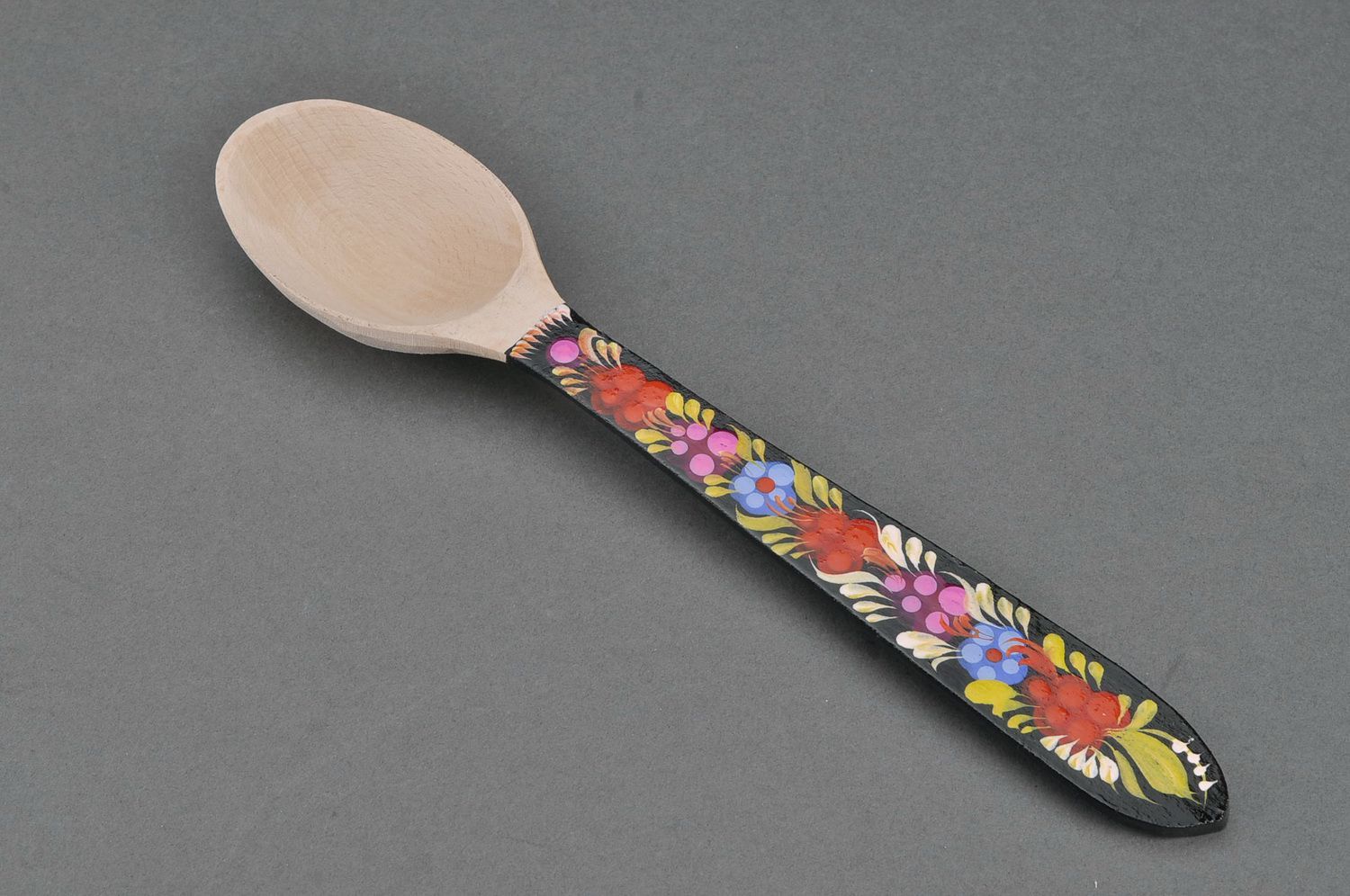 Spoon with painted handle photo 2