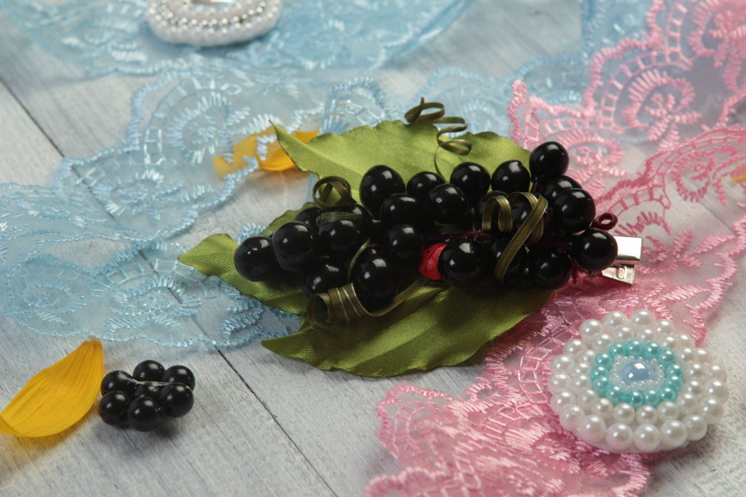Handmade hair clip for girls stylish accessories cute designer barrette photo 1