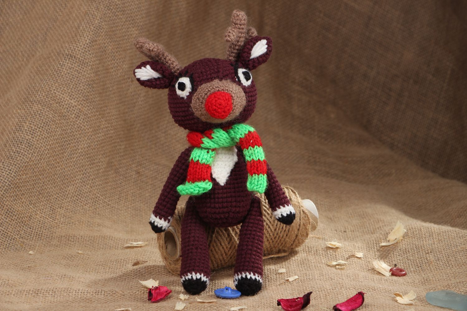 Soft crochet toy Amigurumi Deer photo 5