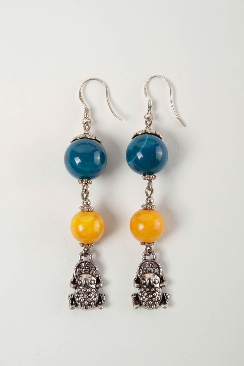 Natural stone earrings handmade designer earrings elegant jewelry gift photo 2