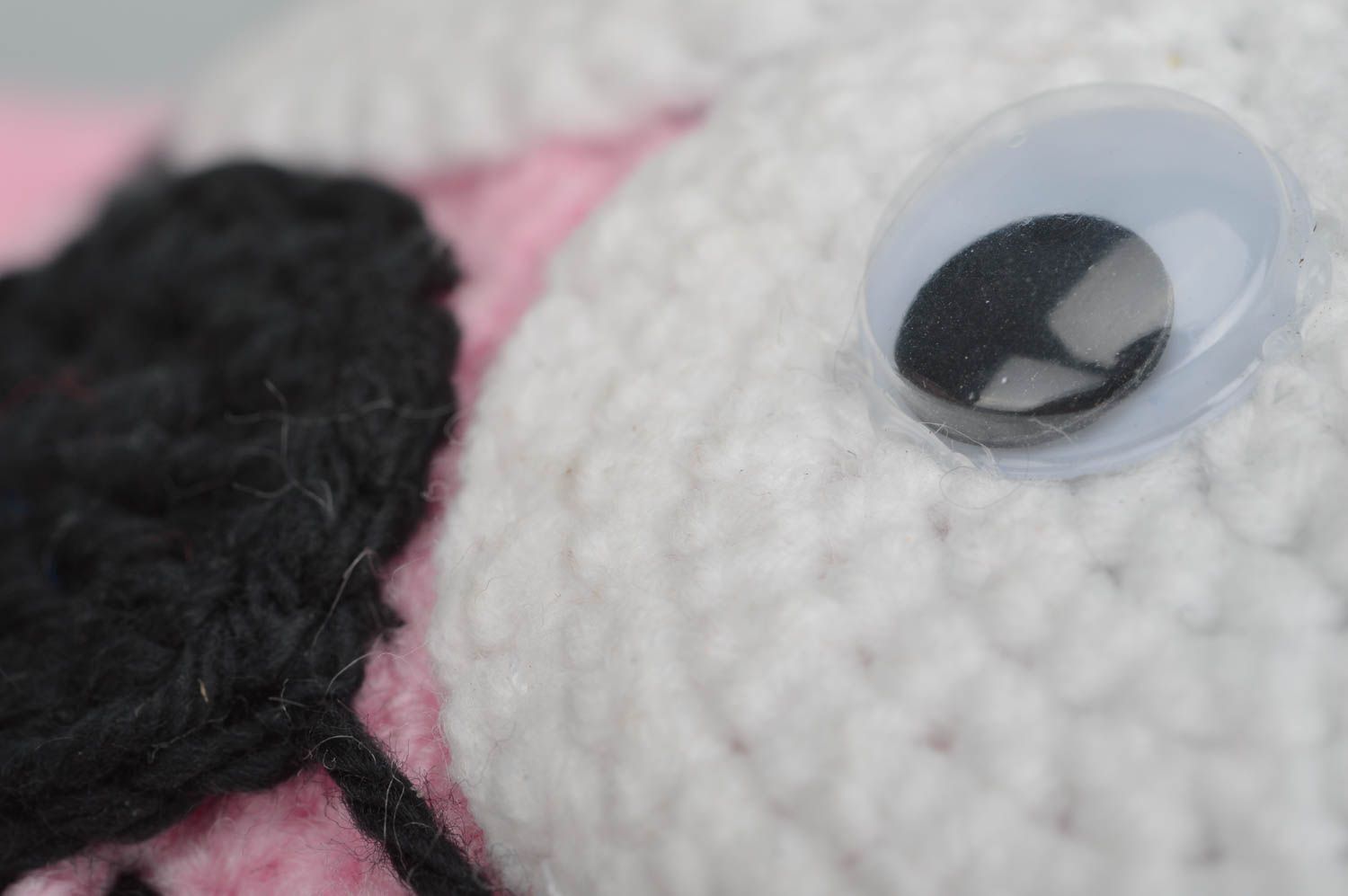 Babymütze gehäkelt handmade modisches Accessoire Geschenke für Kinder grau rosa foto 4