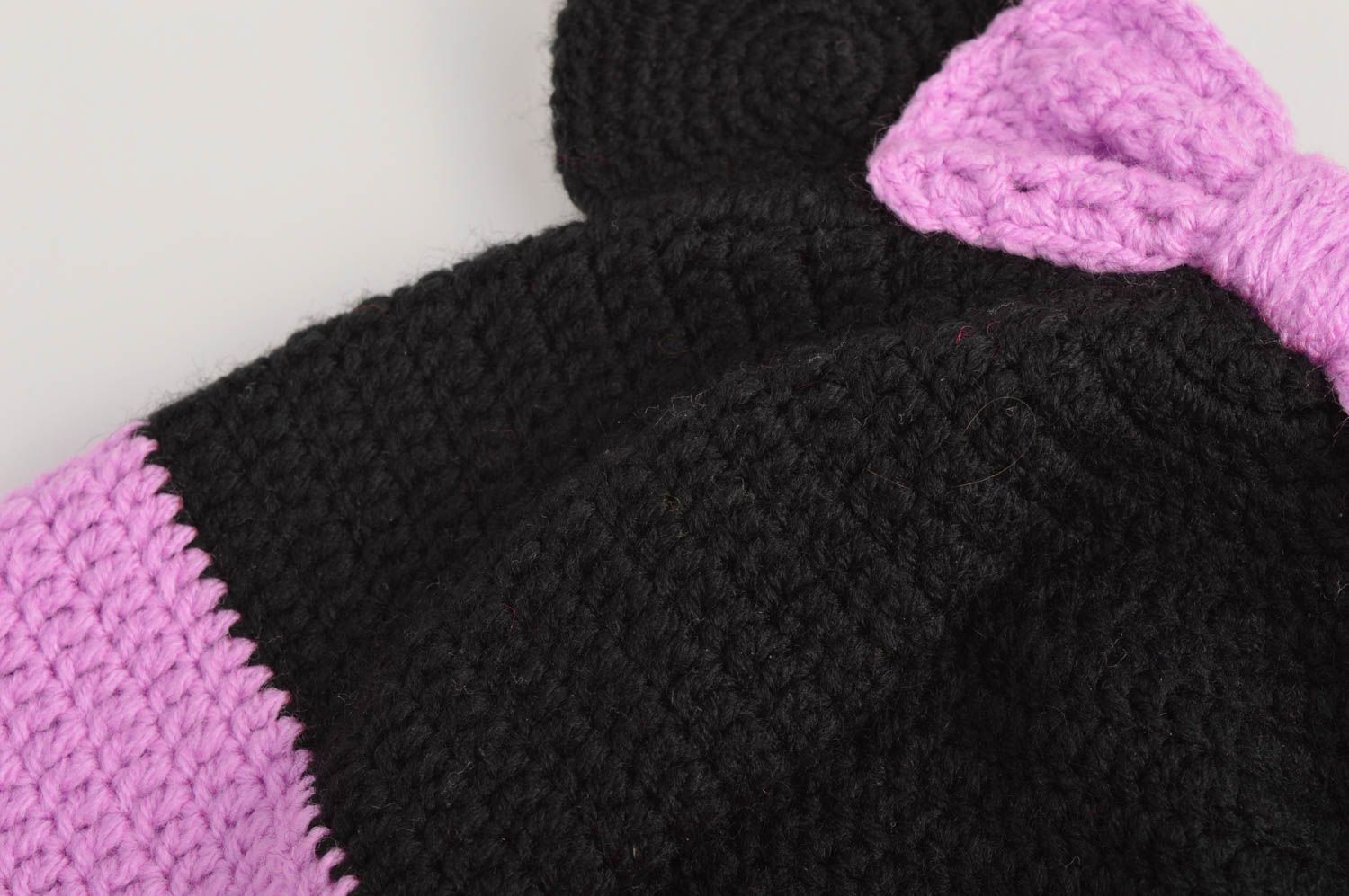 Handmade warm baby hat crochet hat designs winter head accessories ideas photo 4