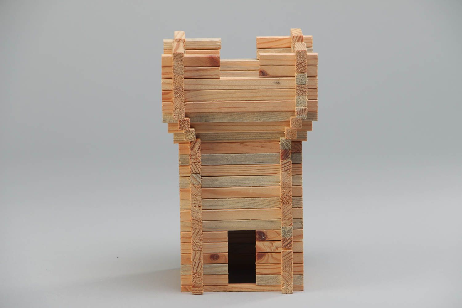 Деревянный конструктор будка на 107 деталей ручной работы эко чистый оригинальный фото 2