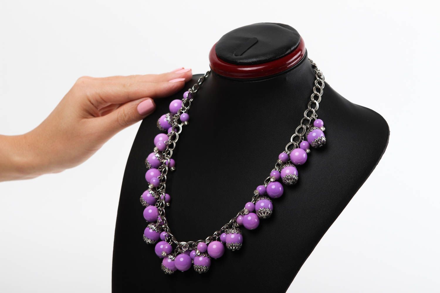 Beaded jewelry handcrafted bead necklace fashion accessories gifts for girls photo 5