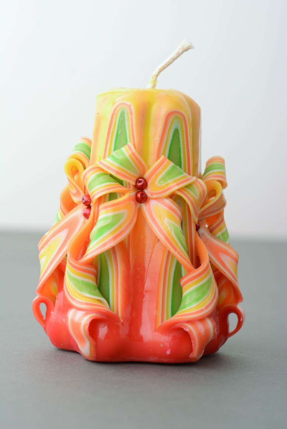 Small carved candle photo 4