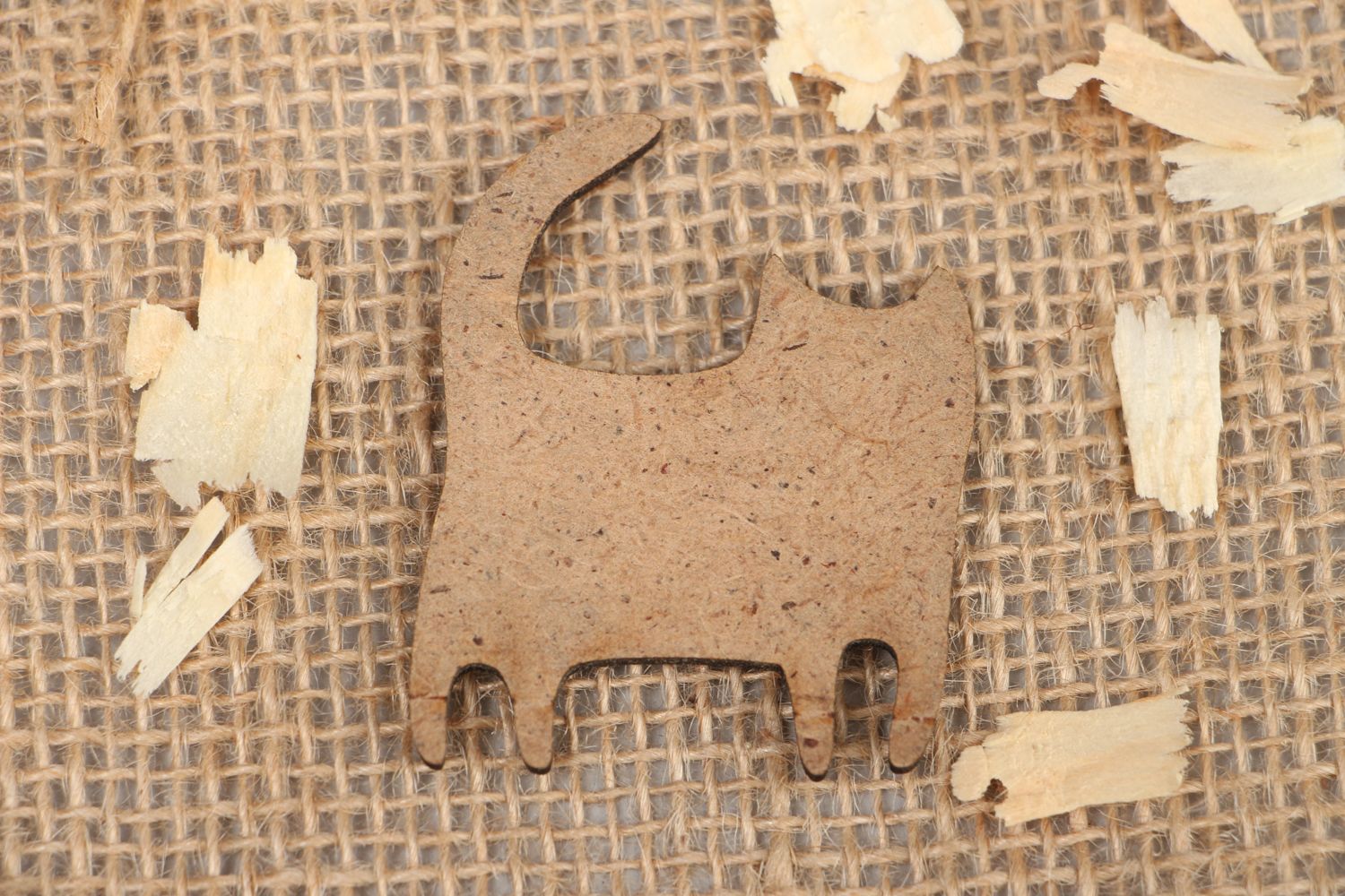 Semilavorato fatto a mano materiale da dipingere a forma di gatto carino
 foto 4