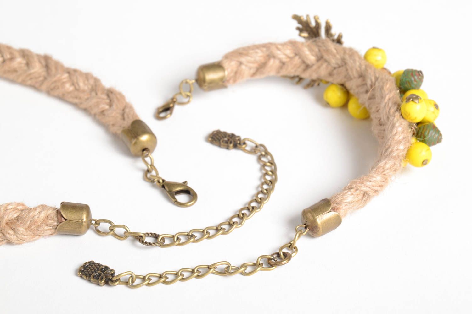 Handmade gemstone jewelry set beaded necklace bracelet designs artisan jewelry photo 4
