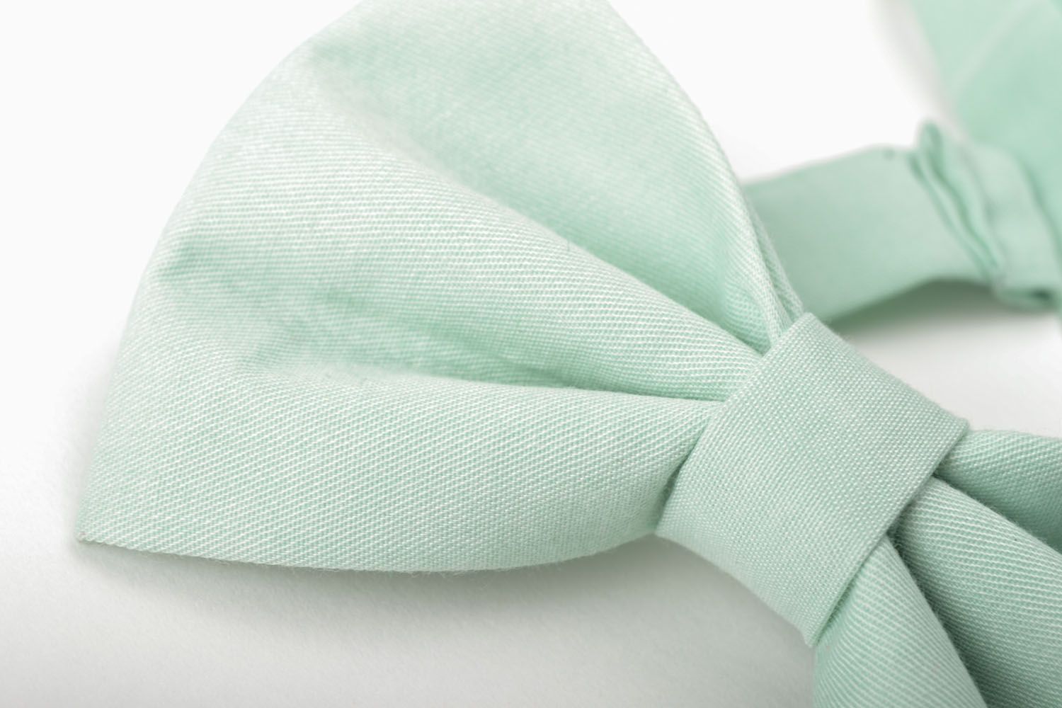Bow tie of mint color photo 4