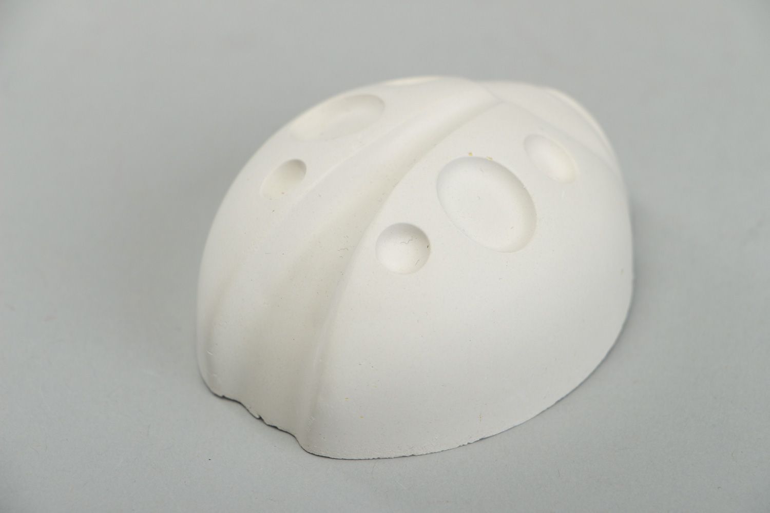 Handmade volume unpainted plaster craft blank for decoration figurine of Ladybird photo 3