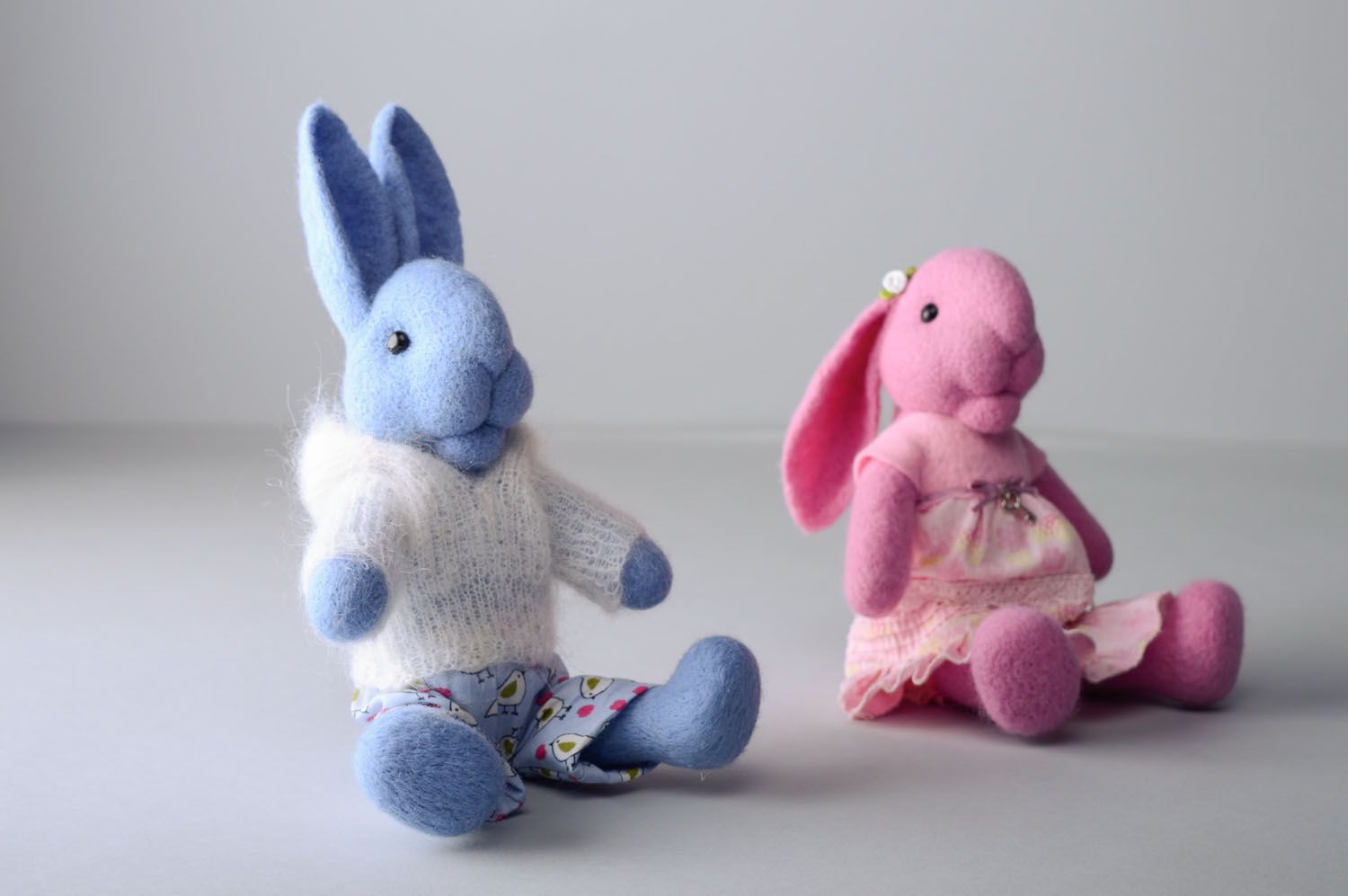 Homemade soft toy Rabbit photo 3