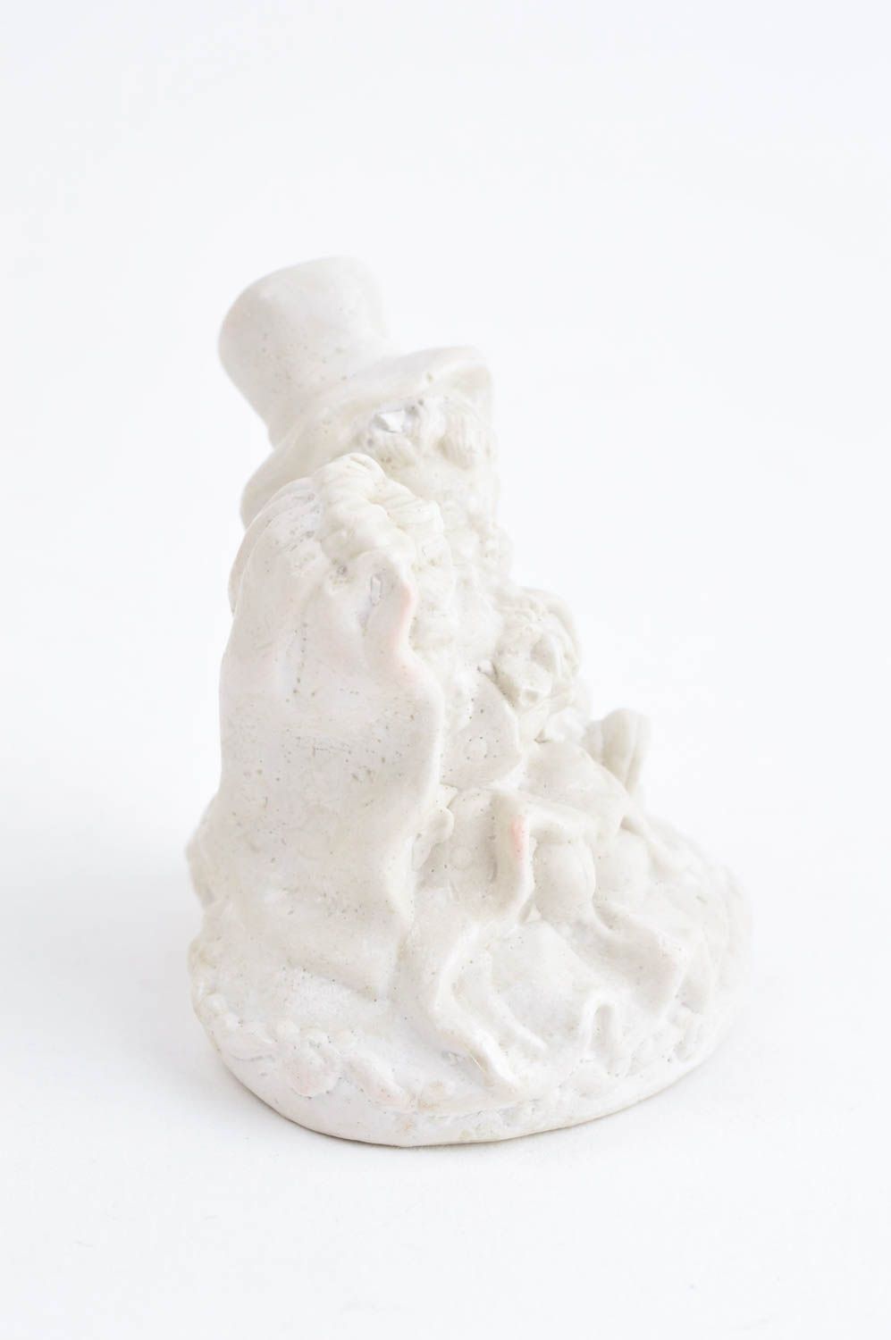Figura artesanal de yeso blanca regalo original decoración de habitación Niños foto 3