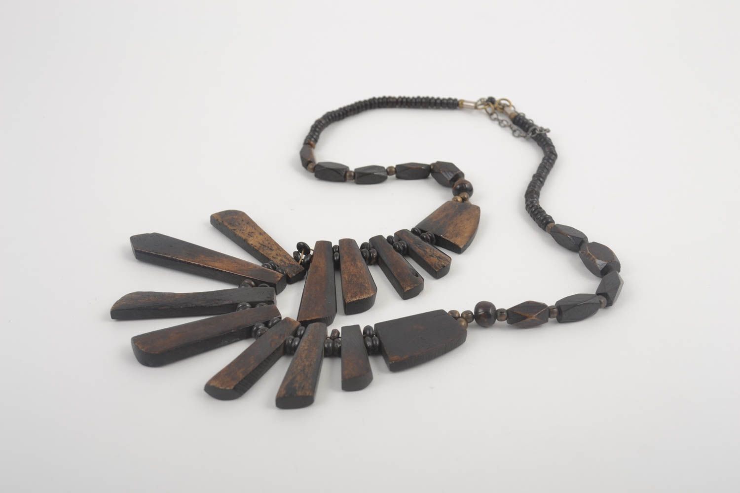 Handmade Accessoire für Frauen Damen Collier Schmuck Halskette aus Knochen foto 4