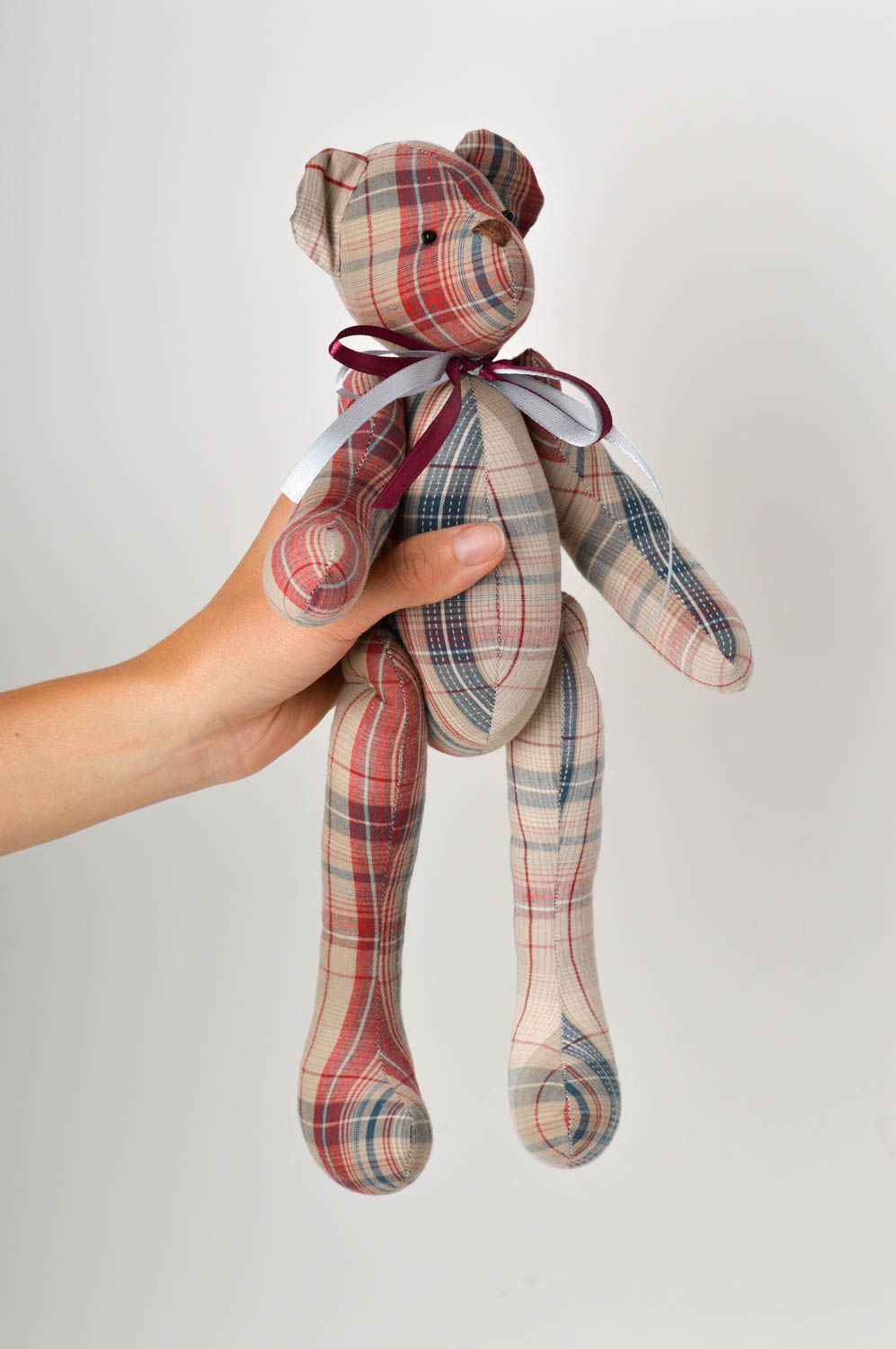 Muñeco de tela hecho a mano peluche original regalo especial para niños foto 2