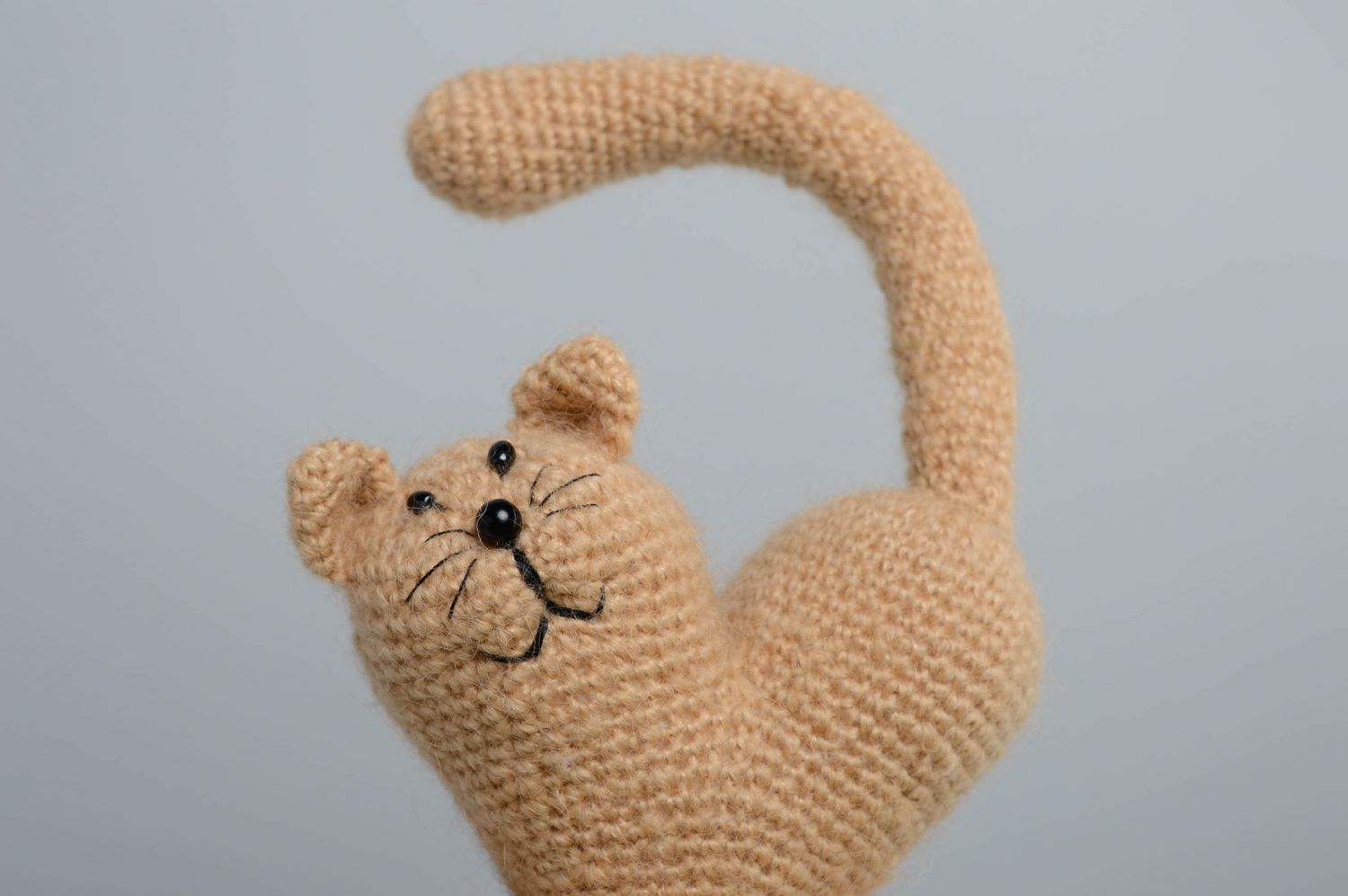 Soft crochet toy Heart Shaped Cat photo 3