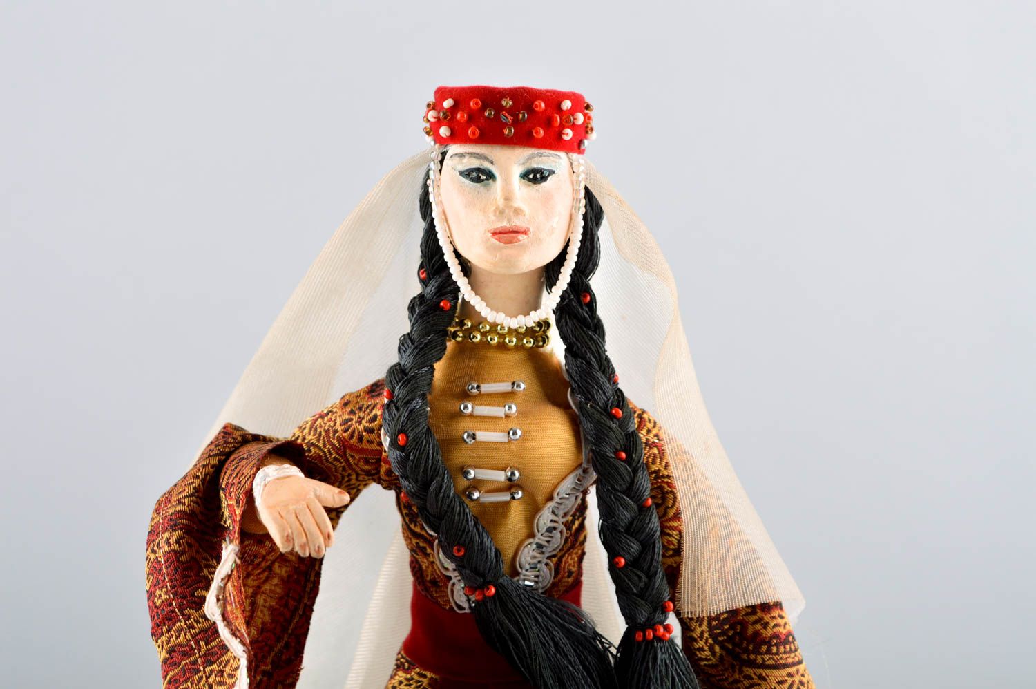Muñeca artesanal en estilo étnico elemento decorativo regalo personalizado foto 1