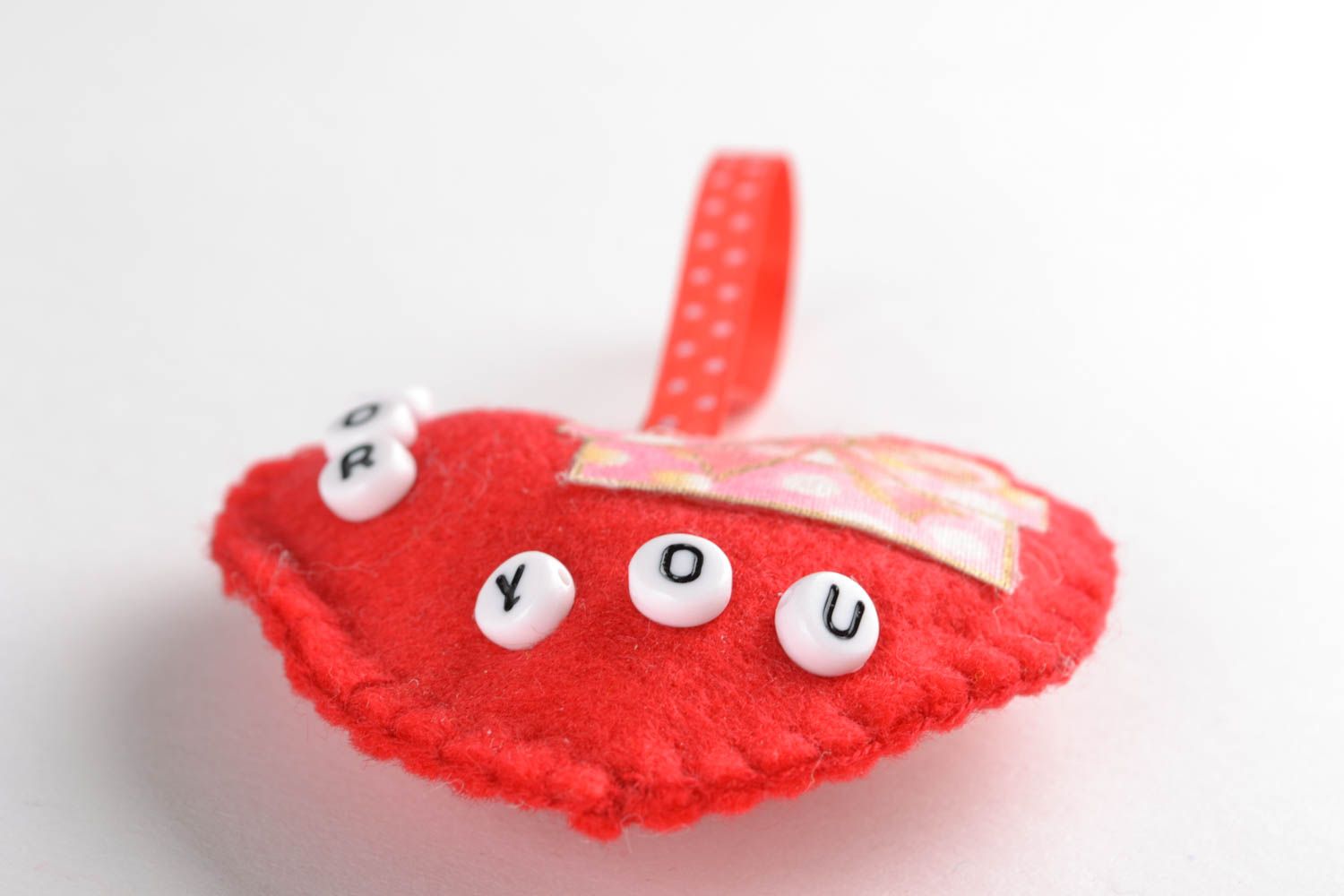 Мягкая игрушка в виде сердца на День святого Валентина фото 5