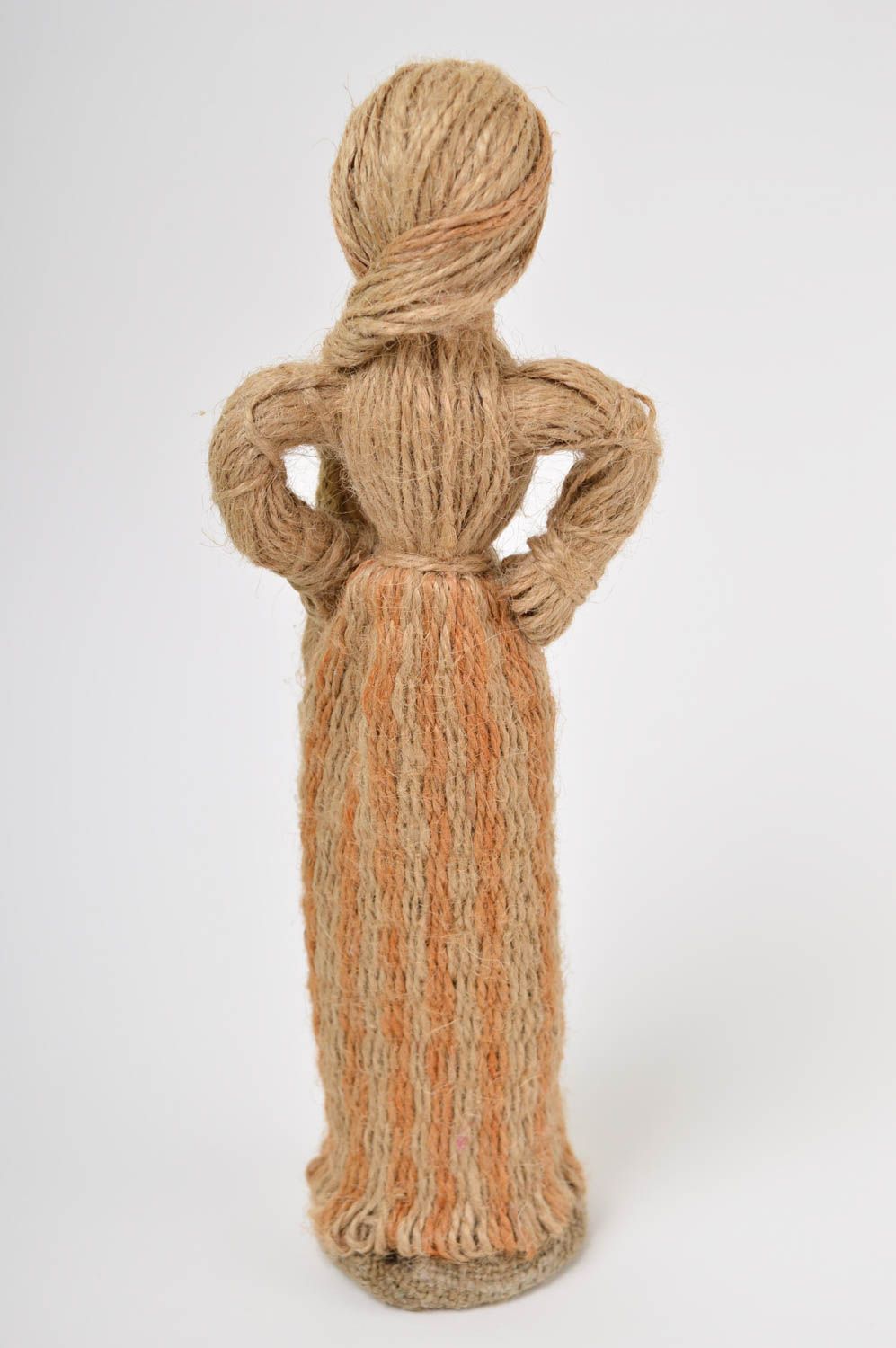 Figurine femme faite main Décoration ficelle style ethnique Déco maison photo 5