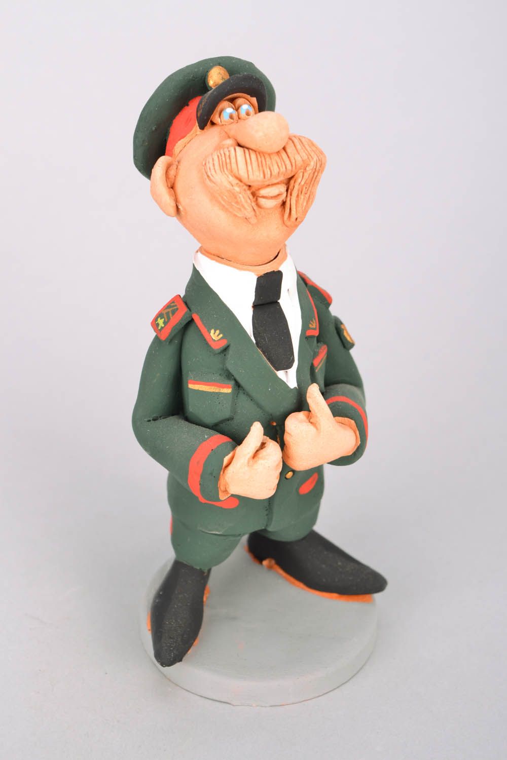 Ceramic statuette for present Military Man photo 3
